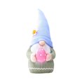 thumbnail image 1 of Muñeco de peluche sin rostro enano, decoración de Pascua, muñeco hecho a mano, regalo de Pascua, decoración de cesta de Pascua JFHHH pequeña, 1 of 4