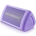 thumbnail image 1 of Prosonic BT3 Altavoz Bluetooth inalámbrico portátil con sonido estéreo de 10 W y refuerzo de graves - Sonido rico y graves intensos - Bluetooth 5.0 - Micrófono -IPX5 - Altavoz interior y exterior (púr, 1 of 5