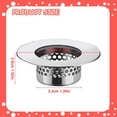 thumbnail image 3 of Stainless Kitchen Filter Screen Household Vegetable Washing Anti Clogging Leakage Screen Kitchen Waste Filter Screen, 3 of 8