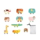 thumbnail image 5 of Bloques de animales de 10 piezas apilamiento de juguetes Fine Fine Motor Blocks Building Blocks Building Balance Juego para 2 3 4 5 6 7 años, 5 of 9
