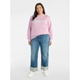 thumbnail image 2 of Terra & Sky Women's Plus Size Journey Revelation Graphic Sweatshirt with Long Sleeves, Sizes 0X-4X, 2 of 5