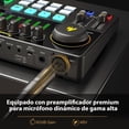 thumbnail image 3 of MAONO Mezcladora Interfaz de Audio con Micrófono Condensador XLR, Caster Podcast Studio Kit Todo en Uno para Grabación, Streaming, voz en off, Youtube, DJ, PC, Guitarra (AME2A), 3 of 5