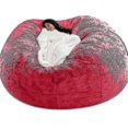 thumbnail image 1 of Lazy Sofa Bean Bag Artificial Fur Bean Bag Bean Sofa, 1 of 2