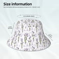 thumbnail image 5 of Kdxio Reflective Bucket Hat - Lavender Flowers Print Bucket Hat for Men,Women, 5 of 9