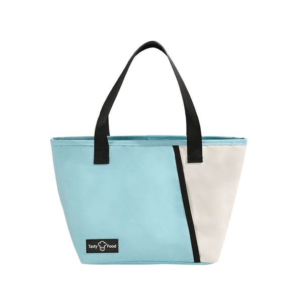 Bolsa de almuerzo portátil, moderna bolsa de comedor, paquete de 1 bolsa térmica para comida con correa ajustable, forro a prueba de fugas y fácil de limpiar para controlar la temperatura,
