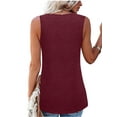 thumbnail image 3 of Summer Womens Tank Tops Plus Size Lace Crochet Tank Tops for Women Casual Sleeveless Blouse Tunic Tops Vest Camis, 3 of 5