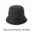 thumbnail image 5 of Ludlz Fisherman Hat Vintage Foldable Denim Simple Style Bucket Hat for Men, 5 of 8