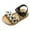 Black, variant on LNMQLPDBS Shoes for Girls Toddler Girl Sandals Summer Waterproof Floral Decoration Color Block Soft Sole Comfort Beach Sandals Casual Cute Dress Shoes Flower Girl Shoes for Wedding