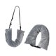 thumbnail image 4 of Velvet de viaje con relleno Velvet Multifuncional Essentials de viaje Bolsa de almacenamiento Gris, 4 of 9