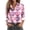 Watermelon Red, variant on Fgvctg Valentine's Day Button Down Shirt for Women Long Sleeve V Neck Blouse Collared Plus Size Date Day Love Heart Print Shirts Sweet Business Casual Tops Navy XL