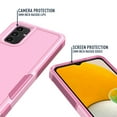 thumbnail image 3 of Xhy Samsung Galaxy A15 5G Case with Screen Protector Military Grade Double Layer Drop Resistant Durable for Galaxy A15 5G Phone - Pink, 3 of 9