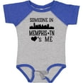 thumbnail image 3 of Inktastic Memphis Tennessee Someone Loves Me Skyline Boys or Girls Baby Bodysuit, 3 of 5