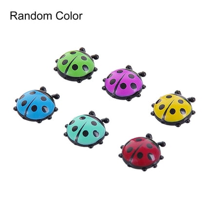 

LMZM 6 Pcs Cute Cartoon Mini Ladybug Fridge Magnets Magnetic Stickers Home Decors