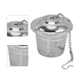 thumbnail image 1 of Loose Tea Steeper, Tea Filter Stainless Steel Long Service Life Multifunctional Use With Saucer For Loose Leaf Tea For Coffee, 1 of 8