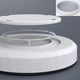 thumbnail image 5 of Especiero giratorio para cocina, Especiero de cocina, Especiero giratorio para almacenar especias y tarros en la despensa, Especiero de plástico de 30 cm (Blanco) TUNC Sencillez, 5 of 5
