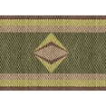 thumbnail image 1 of Ahgly Company Machine Washable Indoor Rectangle Transitional Dark Brown Area Rugs, 4' x 6', 1 of 7