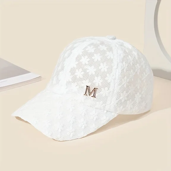 Women's Summer Breathable Lace Flower Baseball Cap