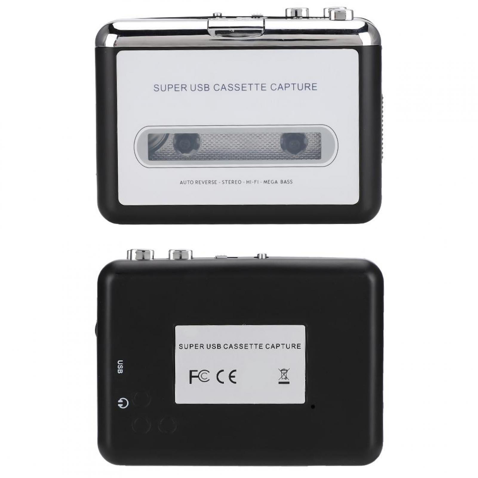 Cassette to MP3 Converter Audio Music Player Cassette Player for Windows 2000/XP/Vista/Seven.8.10. USB Cassette Player from Tapes to MP3,Portable Tape Player