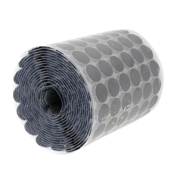 Cinta Adhesiva Autoadhesiva forma forma forma de 100 Unidades de Monedas de 20 Mm para Manualidades de Bricolaje Negro perfecl Cintas autoadhesivas de puntos