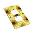thumbnail image 3 of ZICANCN Outlet Covers Wall Plate, Abstract Sunflower Floral Checked Light Switch Cover Decorative, Duplex Toggle Combo 1-Gang, 3 of 9