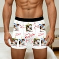 thumbnail image 4 of Wxolcjlv Mens Boxer Briefs DIY Funny Print Valentine's Day Underwear Stylish Elastic Boxer Shorts Men's Novelty Gifts, 4 of 8