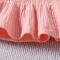 thumbnail image 5 of Tiijoy Girls Summer Outfits Solid Sleeveless Strap Peplum Top Shorts Set, 5 of 7