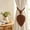 Beige, variant on Curtain Tiebacks, Bohemian Cotton Leaf Curtain Tiebacks, Handwoven Drapery Holdbacks for Curtains Braided Thin Thick Home Office Window Draperies