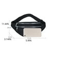 thumbnail image 2 of Jumpingount Riñonera de nailon impermeable para teléfono móvil, deportes, Camping, mochilero, pesca, ciclismo, organizador, soporte de bolsillo riñoneras, 2 of 5