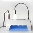 thumbnail image 2 of 5 in 1 Nail Dust Collector with Drill, Multifunctional Electric Nail Drill Machine with Dust Collector LED Desk Lamp Hand Rest Pillow for Acrylic Nails for Nails Salon & Home Manicure, 2 of 6