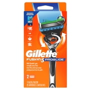 Gillette ProGlide Razor Men 5 Blade Manual Razor ,1 Handle and 2 Blade Refills ,Black