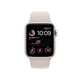 thumbnail image 2 of Apple Watch SE (2.ª Generación) GPS Caja de Aluminio Starlight de 40 Mm con Correa Deportiva Starlight - M/L, 2 of 5