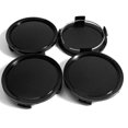 thumbnail image 7 of 4 x Universal ABS Car Wheels Center Cap Hubcap Black 75mm (2.95 inch), 7 of 7