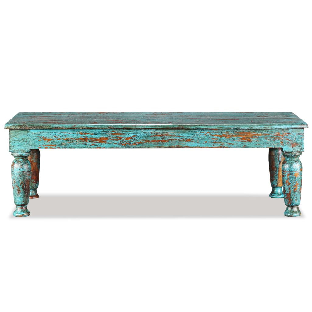 Lowestbest Solid Wood Coffee Table, Rustic Side End Couch Stand Lowestbest Solid Wood Coffee Table, Rustic Side End Couch Stand