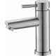 thumbnail image 1 of Stainless Steel Bathroom Faucet, Modern Design with Adjustable Hot and Cold Water, 1 of 5