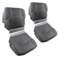 thumbnail image 5 of HUOEPU Driver and Passenger Side Bottom and Top Lean Back Seat Covers Fit for Nissan Frontier 2005-2019 S/SV/XE/LE/SE,Gray Cloth Front Left & Right Bottom & Top Lean Back Seat Covers, 5 of 17