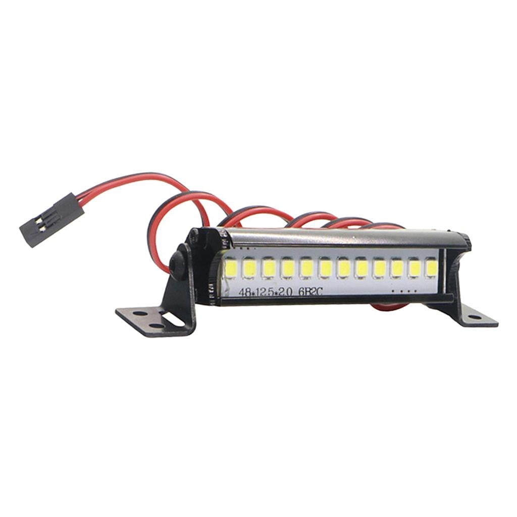 LED Light Bar LED Lamp 55mm for 1:10 RC Crawler Car TRX4 90046 90048 SCX10 