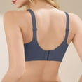 thumbnail image 4 of FUNUONY Women's Push Up Bra No Underwire Comfortable Wireless Bras Padded Seamless Bra Women Wireless Bras Soft Bra Bralette Full Coverage Everyday Bras Dark Grey M, 4 of 5
