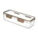 thumbnail image 4 of Contenedor para almacenar pasta, contenedor para alimentos, caja de almacenamiento rectangular apilable transparente S, 4 of 9