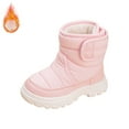 thumbnail image 4 of XXWXYD Boots Girls and Boys Children's Casual Shoes Mesh Soft Sole Breathable Sports Short Boots for Fashion Classic Comfortable Shoe(3-3.5 Years,Pink), 4 of 6