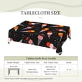 thumbnail image 4 of DouZhe Rectangular Tablecloth, Cute Ice Cream Strawberry Table Cloth for Kitchen Dinning Tabletop, 72" x 54" Waterproof Polyester Table Cover, 4 of 8