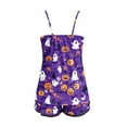 thumbnail image 3 of Halloween Womens Pajama Sets Halloween Printed 2 Piece Cami Top Short Sets for Women Lounge Sets for Women Women Outfits Sets, 3 of 4