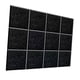 thumbnail image 4 of 12 paneles acústicos insonorizados para pared, decoración de pared, decorativos y únicos. negro pegajoso, 4 of 9