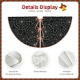 thumbnail image 3 of Fotbe Spider Web Black Pattern Christmas Tree Skirt, Tree Skirts Plush Christmas Decorations, Christmas Tree Skirts Xmas Decorations Holiday Party Decor-48", 3 of 6