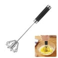 thumbnail image 6 of Hand Operated Stainless Steel Whisk Blender for Easy Mixing No Batteries Needed, 6 of 6