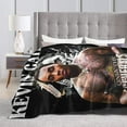 thumbnail image 5 of Kevin Rock Rapper Gates Blanket Soft Cozy Lightweight Warm Throw Blanket Bedroom Sofa Decorations All Seasons Blankets 50"X40", 5 of 6