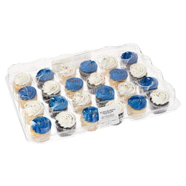 Freshness Guaranteed White and Chocolate Cupcakes, 45 oz, 24 Count, Colors Will Vary