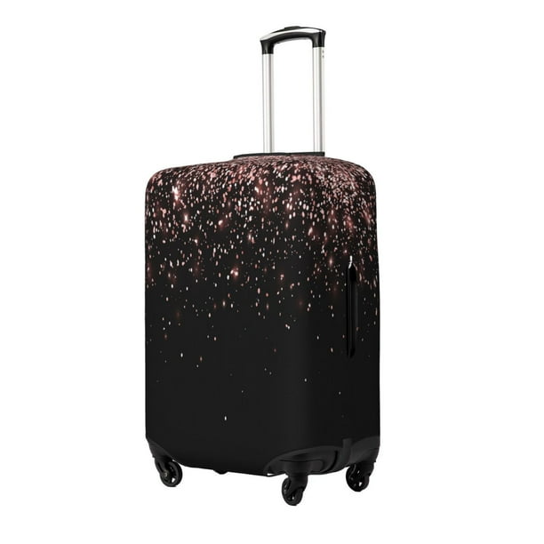 Fotbe Rose Gold Glitter1 Funda Protectora para Equipaje, Antirrayones y Resistente a la Suciedad, Compatible con Maletas de 18 a 32 Pulgadas-Small