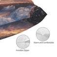 thumbnail image 3 of Kdxio Cotton Pillow Cases 20"x30" Pillowcases,Soft and Breathable Bedroom Pillow Cases-Mythical Serpent Mountain Sunrise-No Pillow Core, 3 of 5