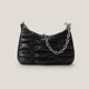 thumbnail image 5 of Bolso de hombro plisado sólido portátil para mujer, cadena de PU, monedero para axilas (estilo 1) Likrtyny Para estrenar, 5 of 8