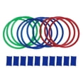 thumbnail image 2 of Round Hoops with Connectors Game, 11in Hand Foot Coordination Hoop Ring Connector Game  for Children, 2 of 7